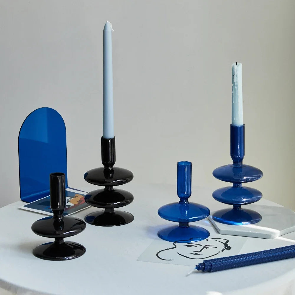 Bella Glass Candle Holders