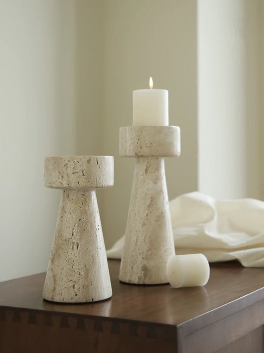 Mila Marble Candle Holder